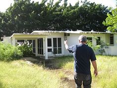 Picture Puerto Rico Navy house after decades of abandonment.